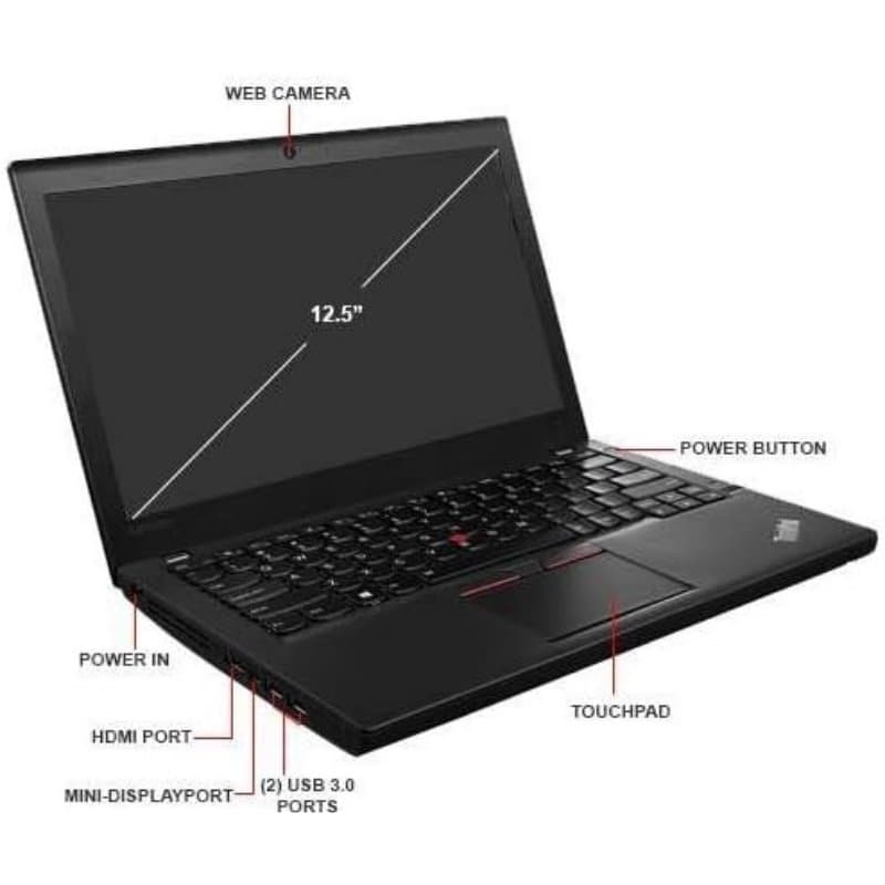 Lenovo x260 6th gen i5 8gb ram/256ssd