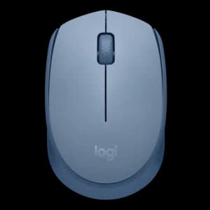 An image of grey Logitech M171 Wireless Optical Mouse