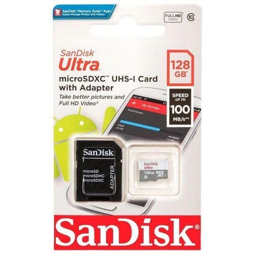 Sandisk 128GB Ultra Memory Card