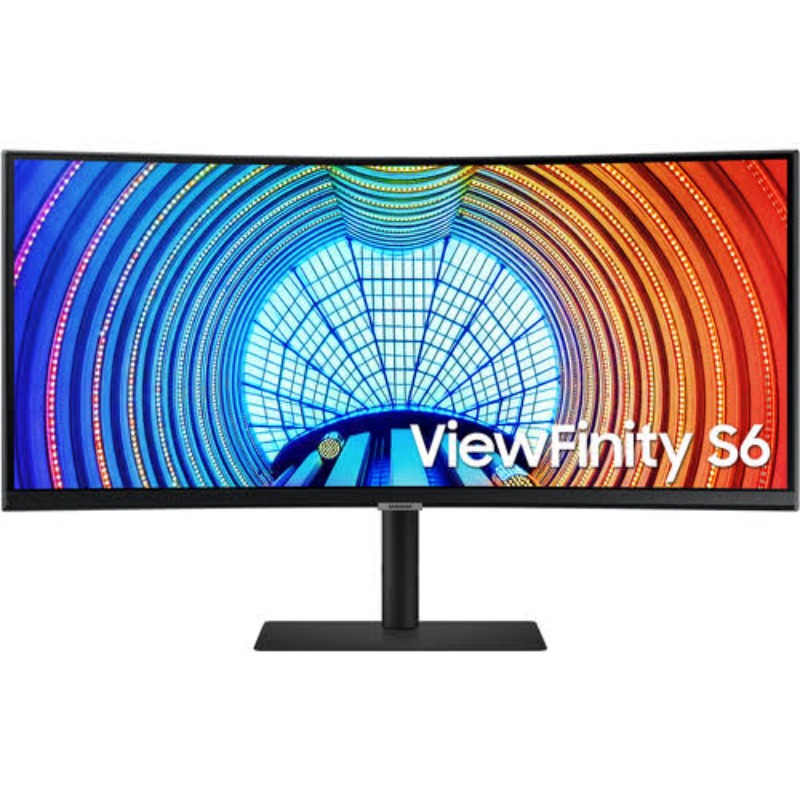 Samsung ViewFinity S6 LS34C650VAMXUE  34” | 3440×1440 | 100Hz | USB-C | Webcam | Built-in Speakers