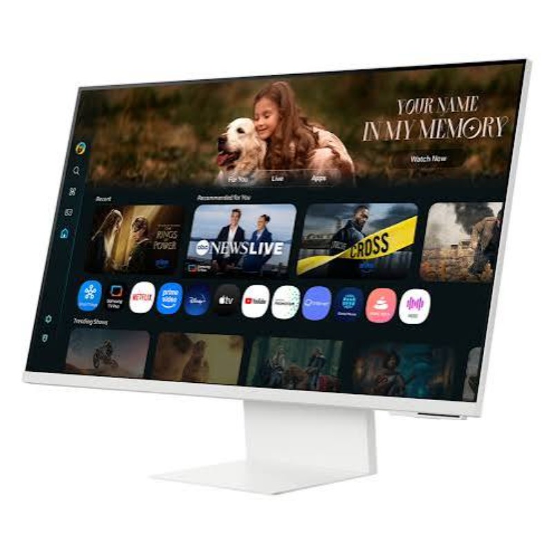 samsung M8 Smart Monitor LS32FM801UMXUE  32” | 4K | Smart | USB-C | 60Hz | Built-in Speakers | Webcam | White