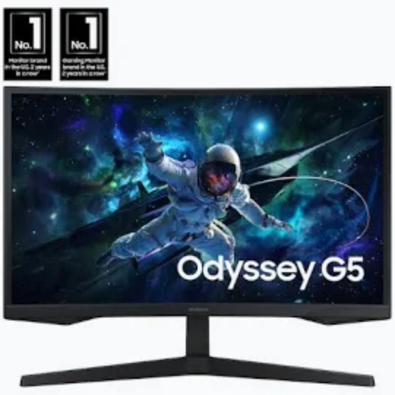 Samsung Odyssey G5 G55C (LS27CG552EMXUE) 27” | QHD 2K | 165Hz | Black