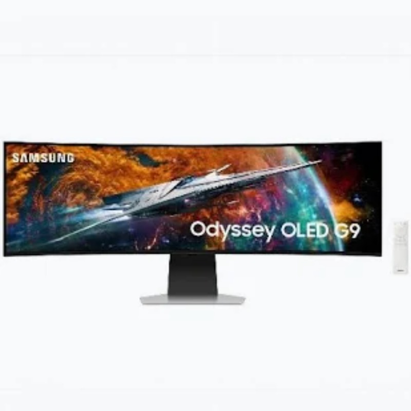 Samsung Odyssey G9 Smart OLED LS49DG952SMXUE49” | Smart | 5K 5120×1440 | 1800R | 240Hz | 0.03ms | Speakers | Silver
