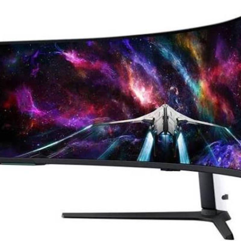 Samsung Odyssey Neo G9 LS57CG952NMXUE 57” | Dual 4K 7680×2160 | 240Hz | 1ms | 1000R | White